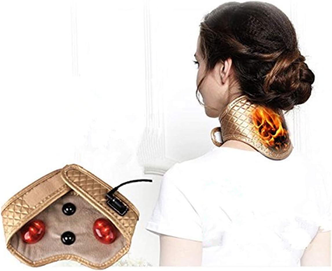 Electric heating pad for neck heating Moxibustion Neck Guard Cervical vertebra massage stimulates blood circulation to relieve cervical pain
