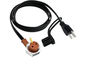 XGHDALK 3600008 Engine Block Heater Cord 251919 for Fo-rd 6.0 6.4 6.7 6.8 7.3 L Diesel E350 450 550 F250 350 450 550 Dod-ge Ra-m Cu-mmins Diesel 5.9 6.7 L 120V Heavy Duty Immersion Heaters 6 Feet