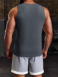 Runcati Men's Workout Tank Tops Sleeveless Ribbed