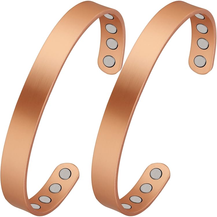 Bracelet artisanal en cuivre massif - Éclat d'Everest