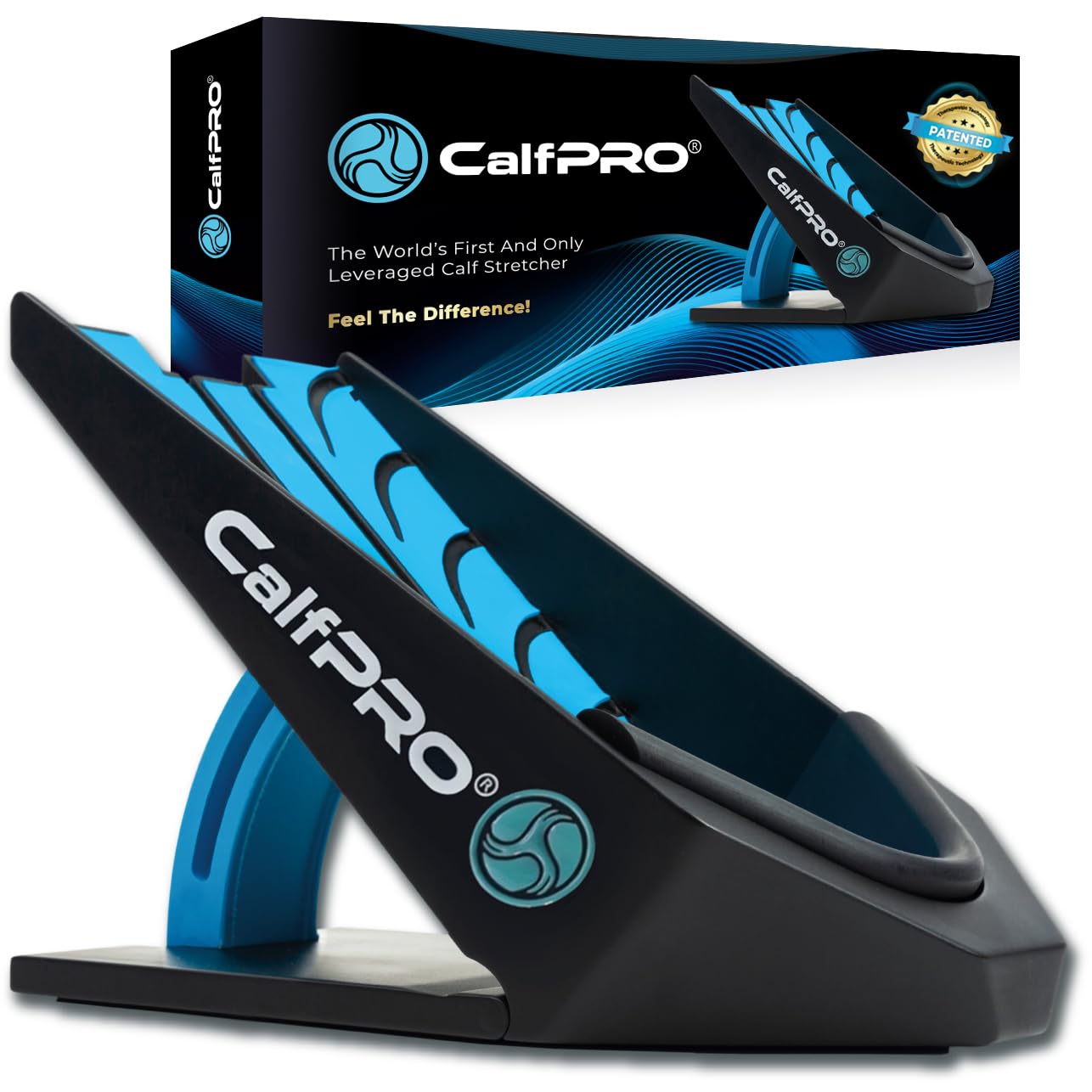 Photo 1 of CalfPRO® Deepest Calf Stretcher for Plantar Fasciitis Relief. Deep Heel Lock Stretch Device for Tight Calves, Achilles, Hamstrings, & Foot Pain. Portable Mobility Tool for Athletes & Everyday Use