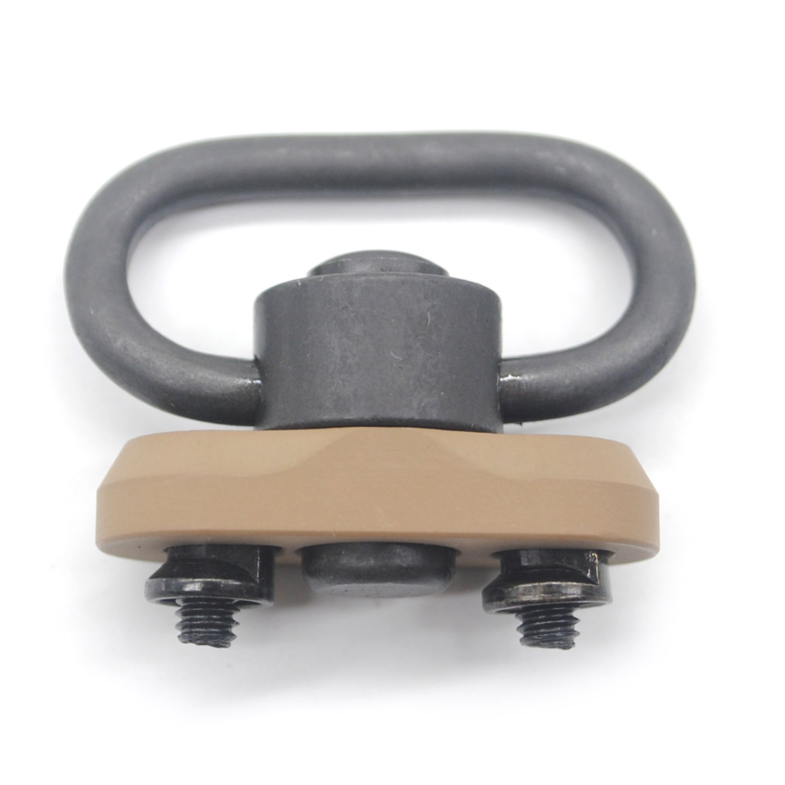 Trirock Keymod Sling Swivel Mount Adapter 1.25'' QD Push Button Tan Color Kit Attachment for AR15