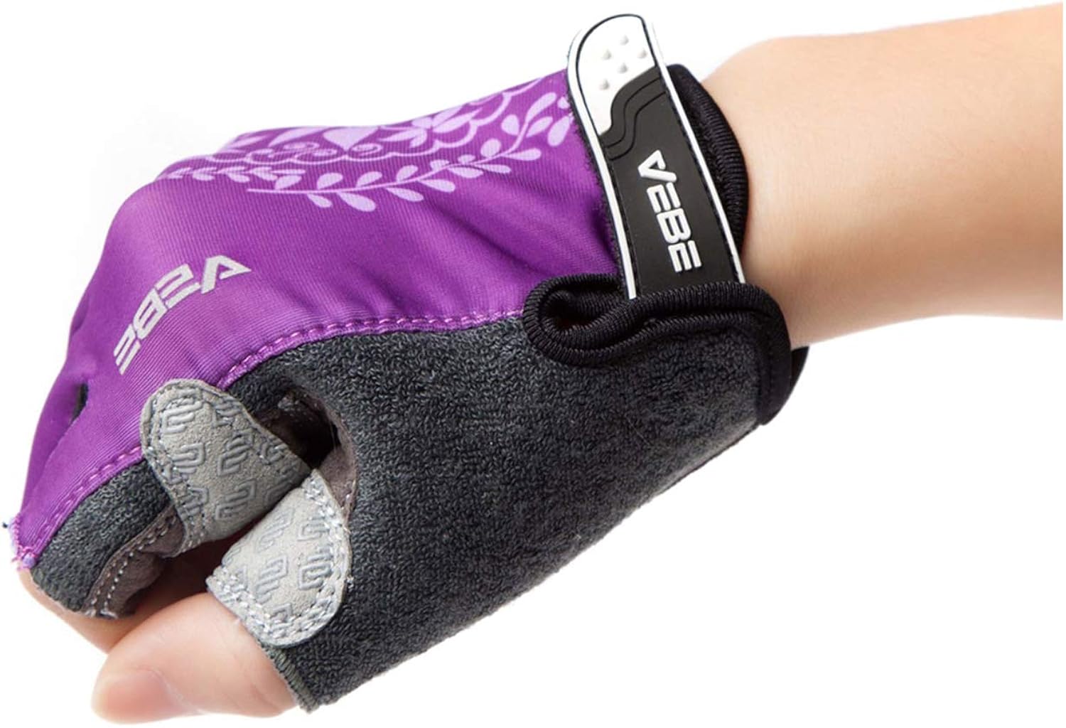 VEBE Women's Biking Cycling Gloves Non-Slip Shockproof Short Finger Gloves Outdoor Riding Mountain Bike Gloves: Clothing