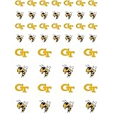 GT Yellow Jackets Small Sticker Sheet - 2 Sheets