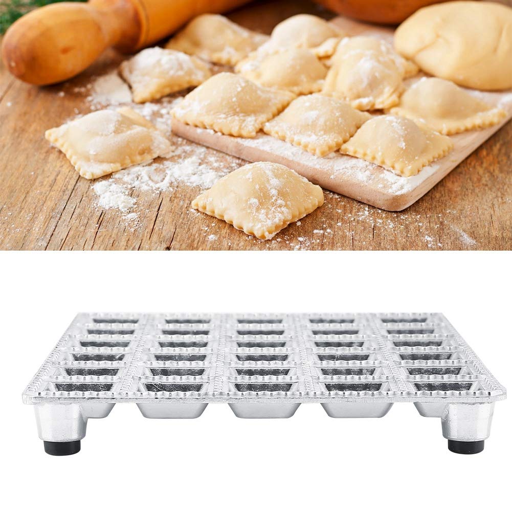 Aluminium Alloy Ravioli Mould, Energy-Saving Dumpling Pastry Mould Maker Kitchen Gadgets Mini Squares Ravioli Maker
