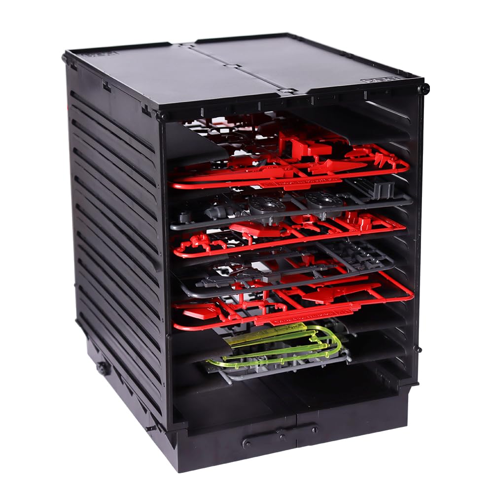 Gundam HG Model Shelf, Plastic Parts Shelf, Zoids Board Organizer, Suitable for 1/144 model boards, Tool Storage Container, PMKJ010