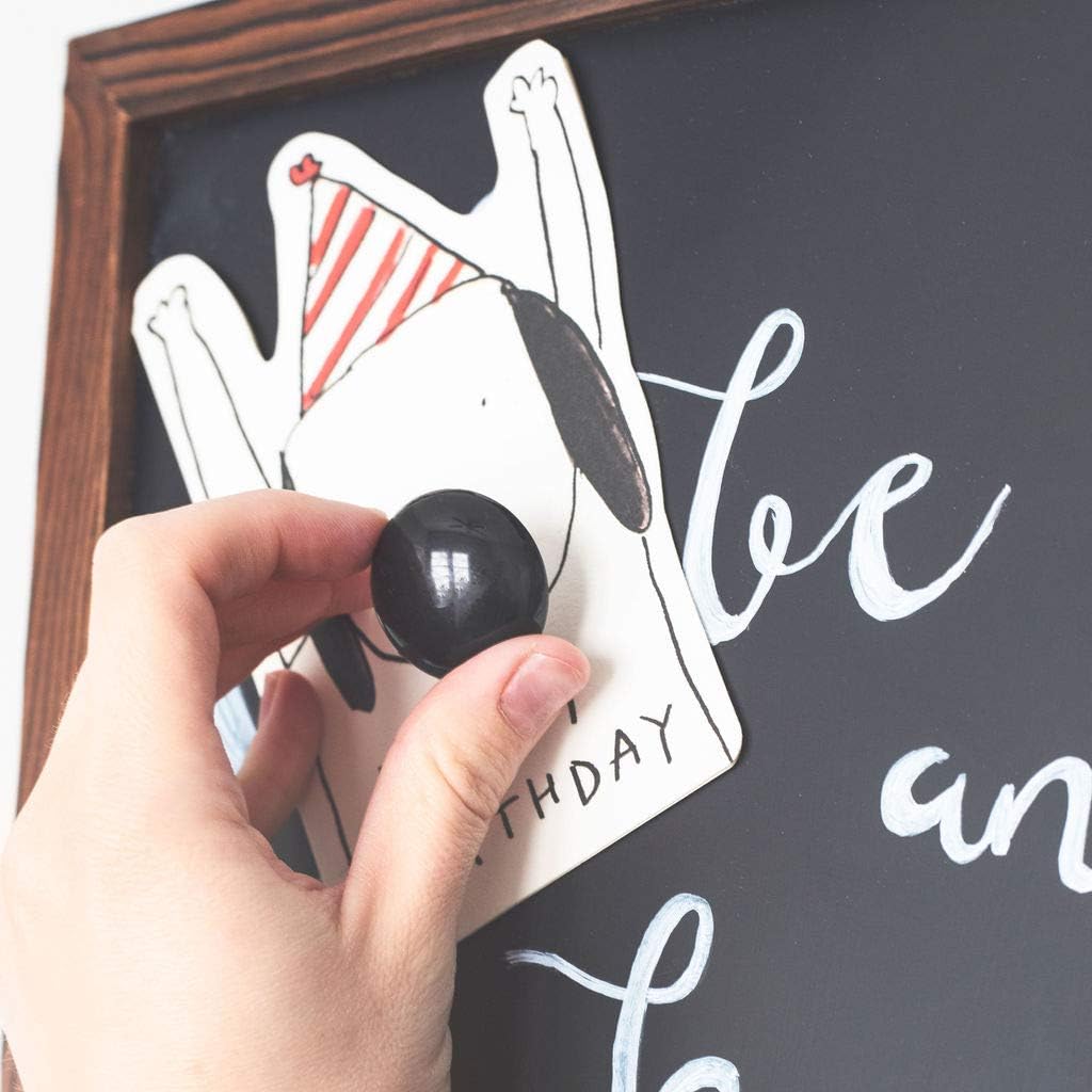 Wood Framed Magnetic Chalkboard Sign: 11x17 Inch Rustic Wall Hanging Blackboard Signs - Decorative Bulletin Board Chalkboards Perfect for a Kitchen Menu or Wedding Includes Chalk Marker and 2 Magnets : Office Products