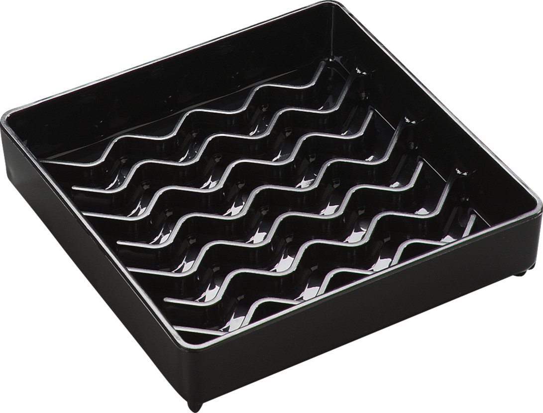 Carlisle 1102003 Square Drip Tray, San, Black
