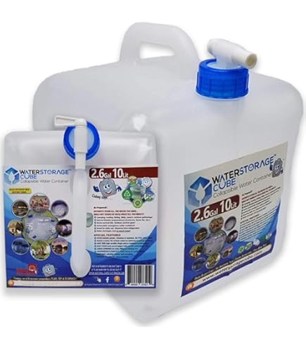 GQZJY Potable Water Tank Square Water Container Large Capacity Water