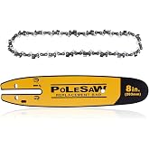 Raneped 8 in Pole Saw Replacement Bar and Chain Combo for DWZCSB8 | Chainsaw Bar Compatible with DEWALT DCPS620B,DWO1DT608, Heavy duty, Direct replacement