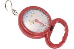 DIYEAH Portable Mini Spring Scale with Plastic Handle, Hanging Weight Scale for Fishing and Home Use, Bag