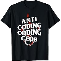 Amazon.com: Anti Coding Coding Club Cool python programmer gift T