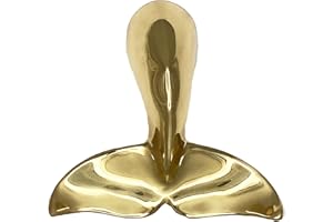 MICHAEL HEALY Humpback Whale Tail Door Knocker (Premium, Brass)