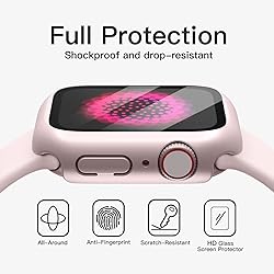 JETech Case with Screen Protector for Apple Watch