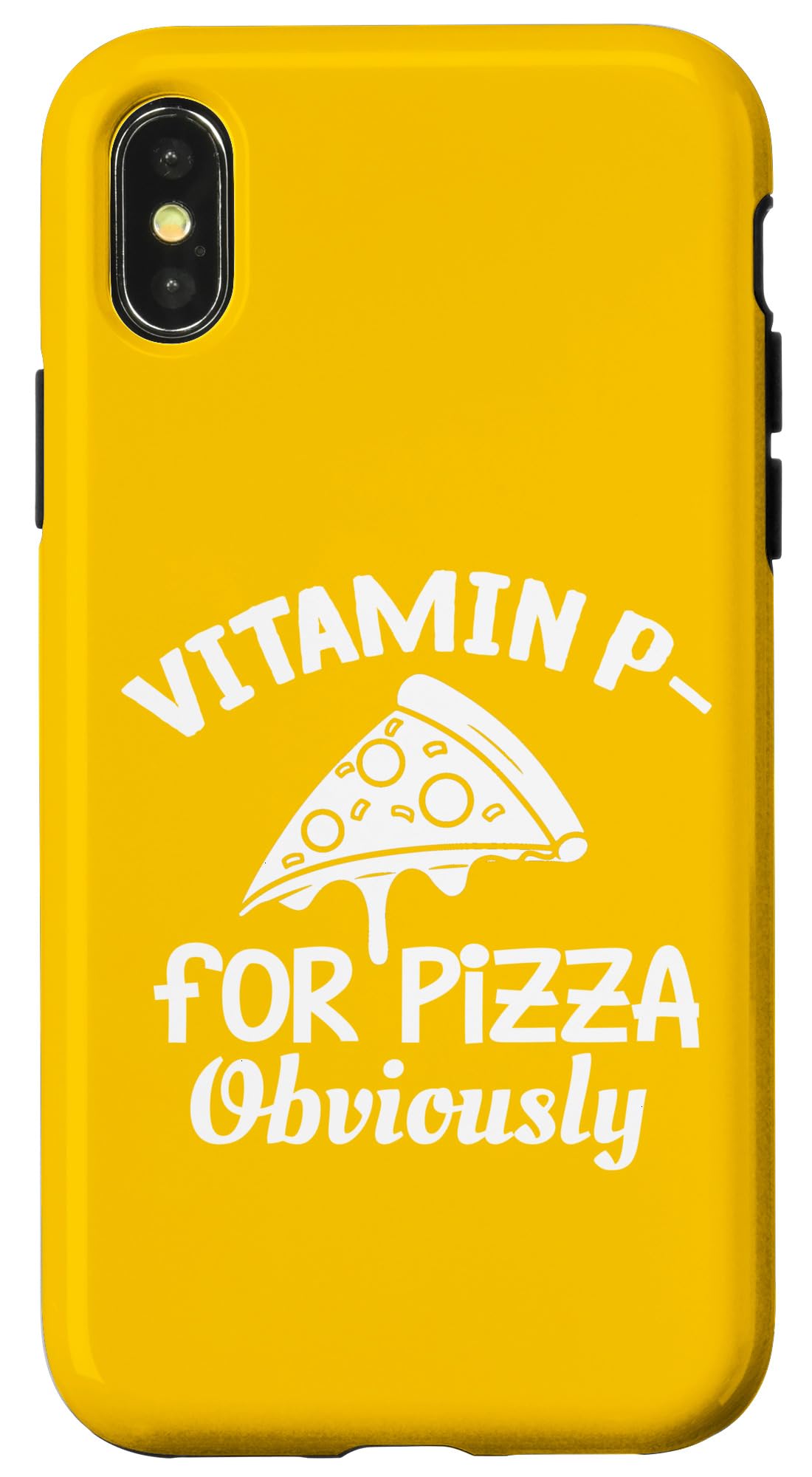 iPhone X/XS Vitamin P - P for Pizza Obviously - Funny Pizza Lover Case