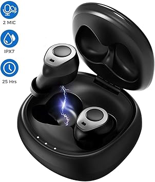 Mpow - Auriculares Bluetooth inalámbricos con CVC 8.0/2 micrófonos ...