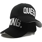 King Queen Hats Matching Snapbacks Hip Hop Hats Couples Snapback Caps Adjustable