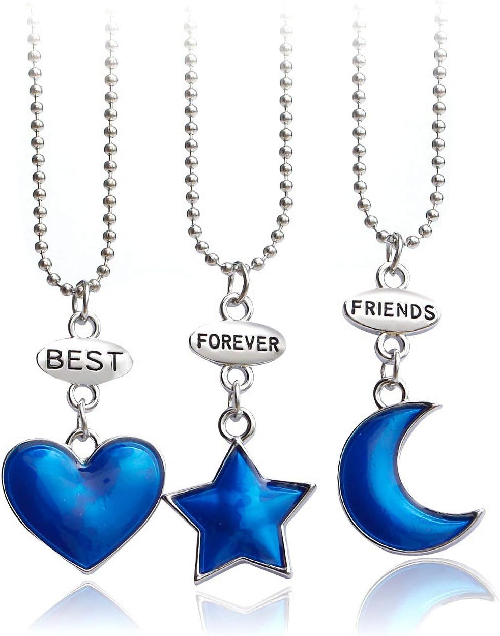 TTPAIAI 30 Colar Best Friends para 3, BFF para meninas adolescentes