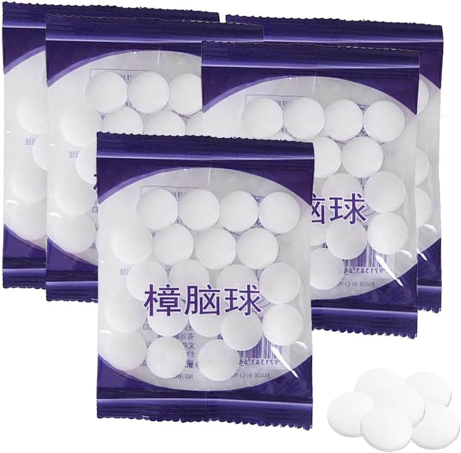 SKYPRO 5 Pack Moth Balls Closet Protection Odor Neutralizer High Quality