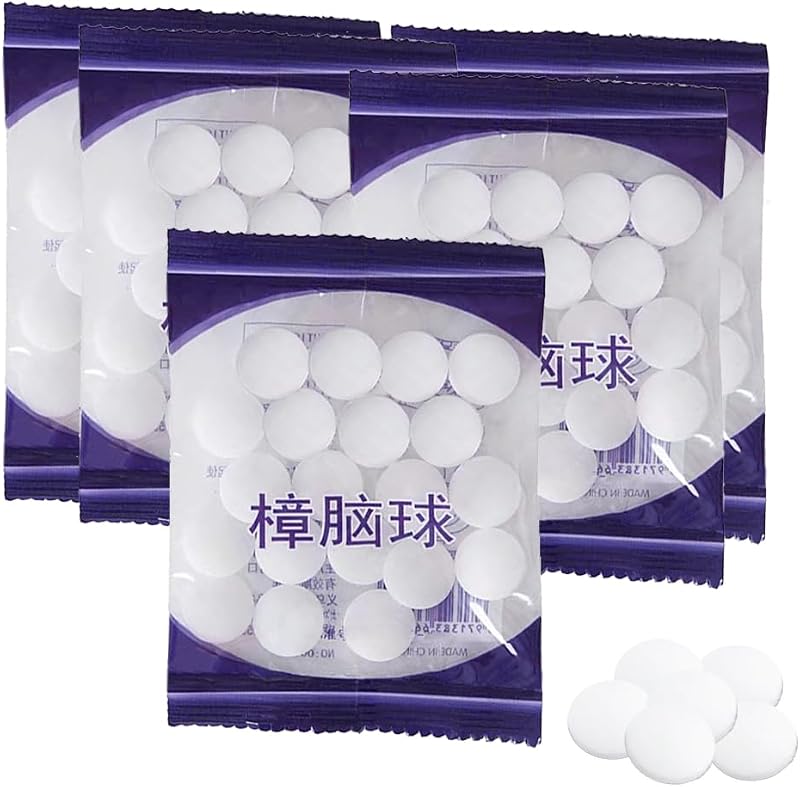 SKYPRO 5 Pack Moth Balls Closet Protection Odor Neutralizer High Quality