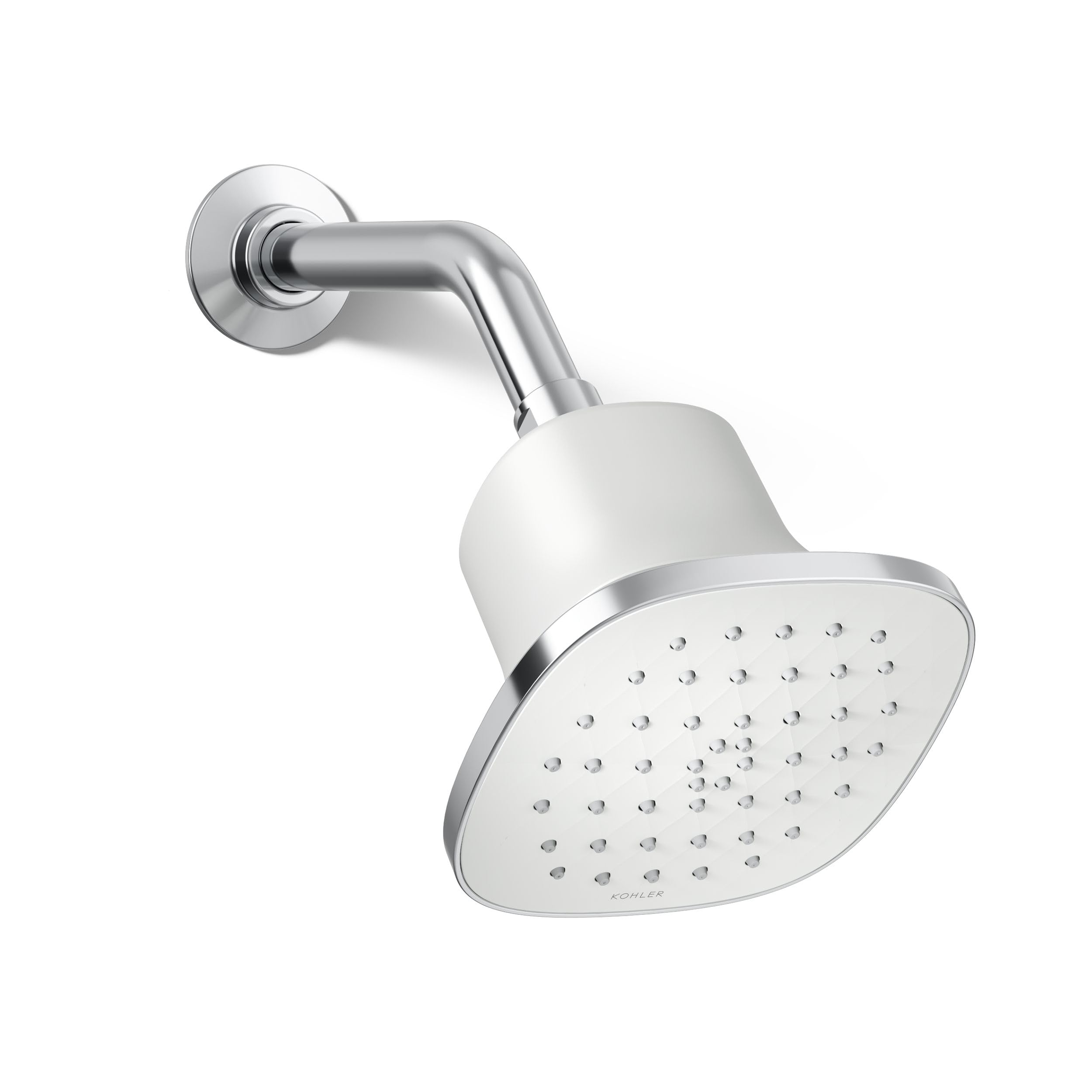 Photo 1 of KOHLER 37722-G-CP Cinq Square Single-Function Filtered Showerhead, Five-Layer Filtration, 1.75 GPM, Contemporary Design, Easy to Clean, Polished Chrome