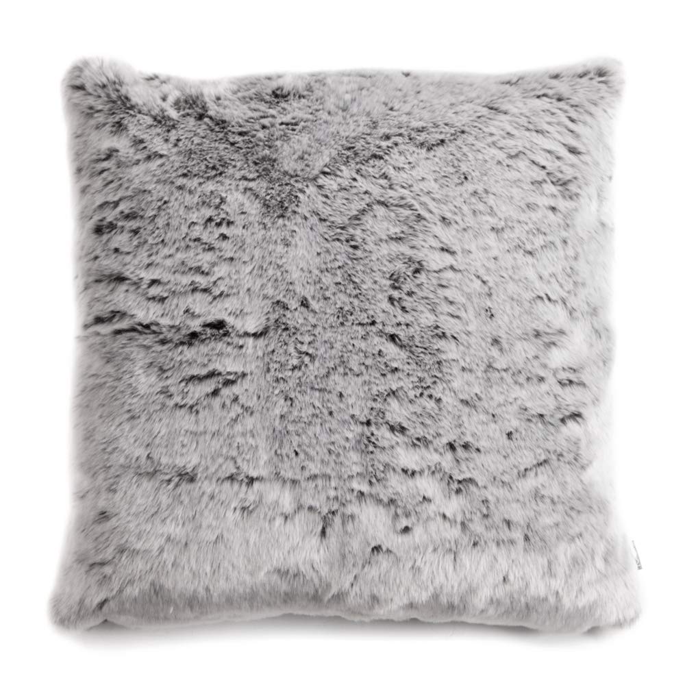 Icon Faux Fur Cushion Fur Cushions for Your Home (Grey, 60cm) Amazon