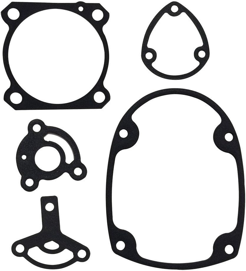 Superior Parts GS1-Q Aftermarket Gasket Set fits Hitachi NR83A and NV83A Series Nailers Includes (SP877-325Q, 326Q, 329Q, 331Q, 334Q) 5 PACK - Premium Materials Stainless Steel with Rubber Coating - - 