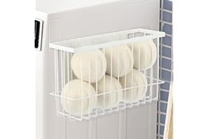 Magnetic Dryer Ball Holder for Laundry Room Dryer Ball Organization, Magnetic Lint Bin for Laundry Room Wool Organizer, Iron 