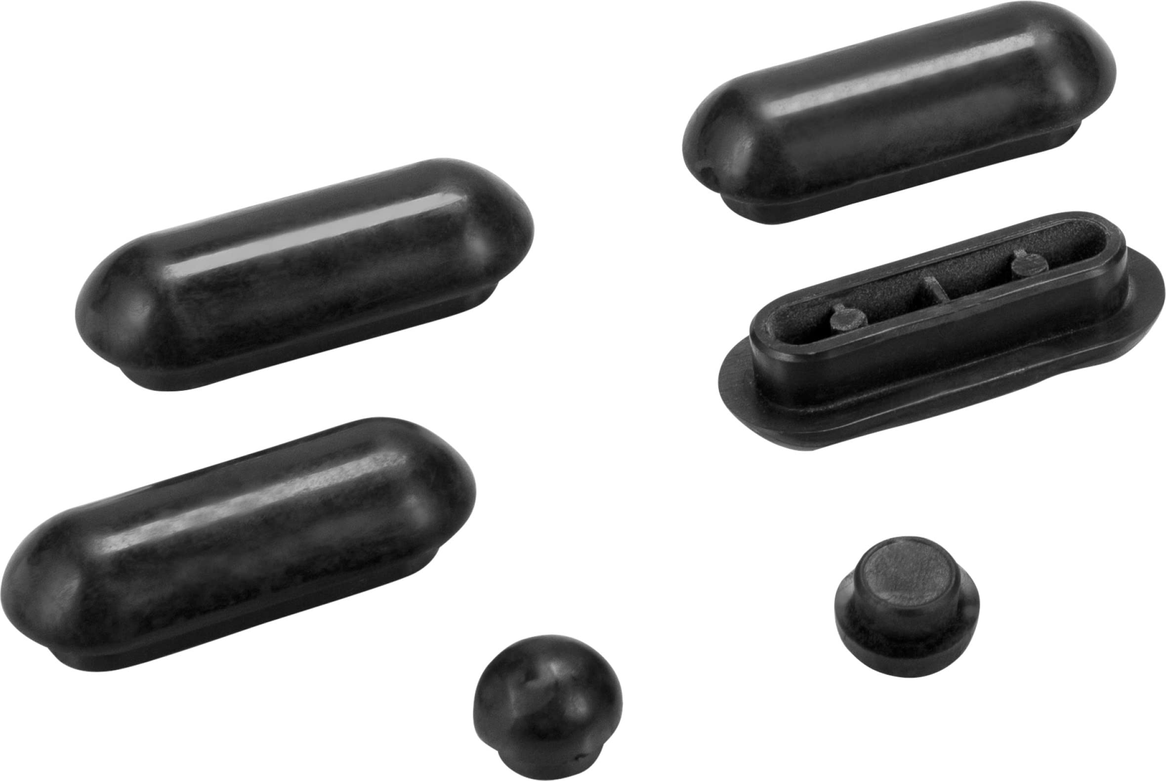 Cornat Buffer Set - Suitable for Cornat Toilet Seat Aedo - Black - Plastic/Shock Absorber/Buffer Set/Replacement Parts/Accessories / TEC365041