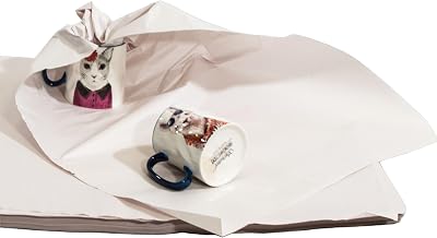 Direct Global Trading 250 Sheets White Packing Paper Newspaper Offcuts Moving