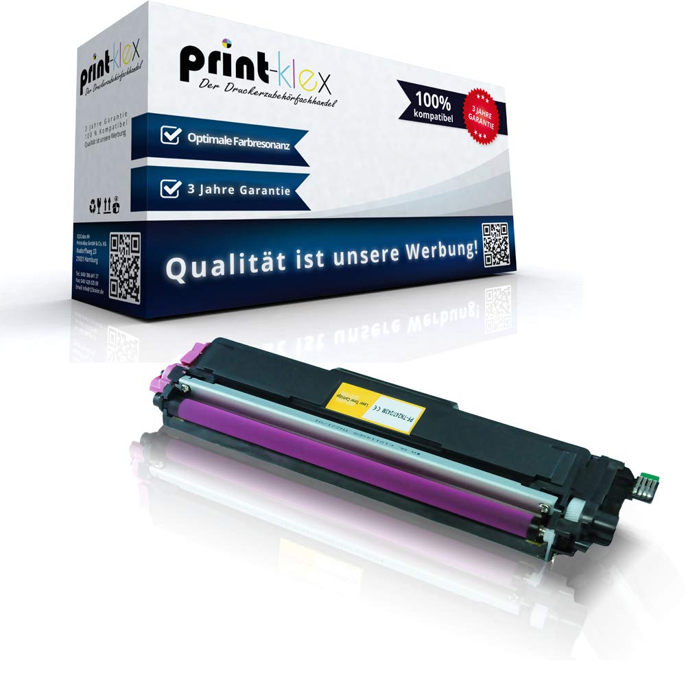 Print-Klex Compatible Toner Cartridge for Brother HL-L 3200 Series HL-L 3210 CW HL-L 3230 CDW TN 243BK TN 243 TN243BK TN-243 BK TN247 TN247BK TN-247BK TN-247BK Magenta Red - Office Pro Series