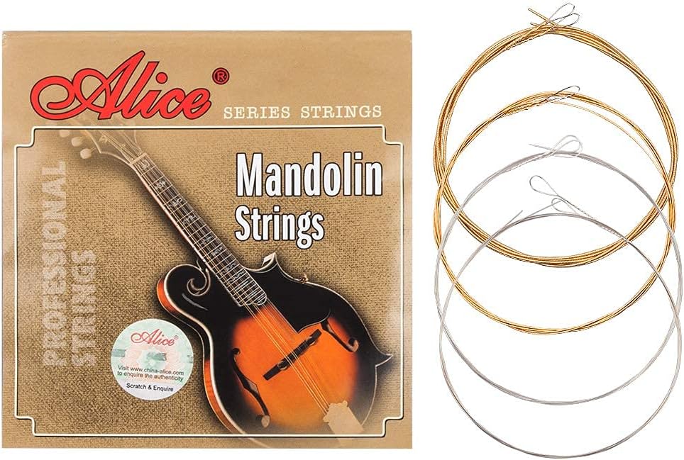 Alices AM05 Mandolin Strings Set 0.0110.040 Coated Copper Alloy Wound