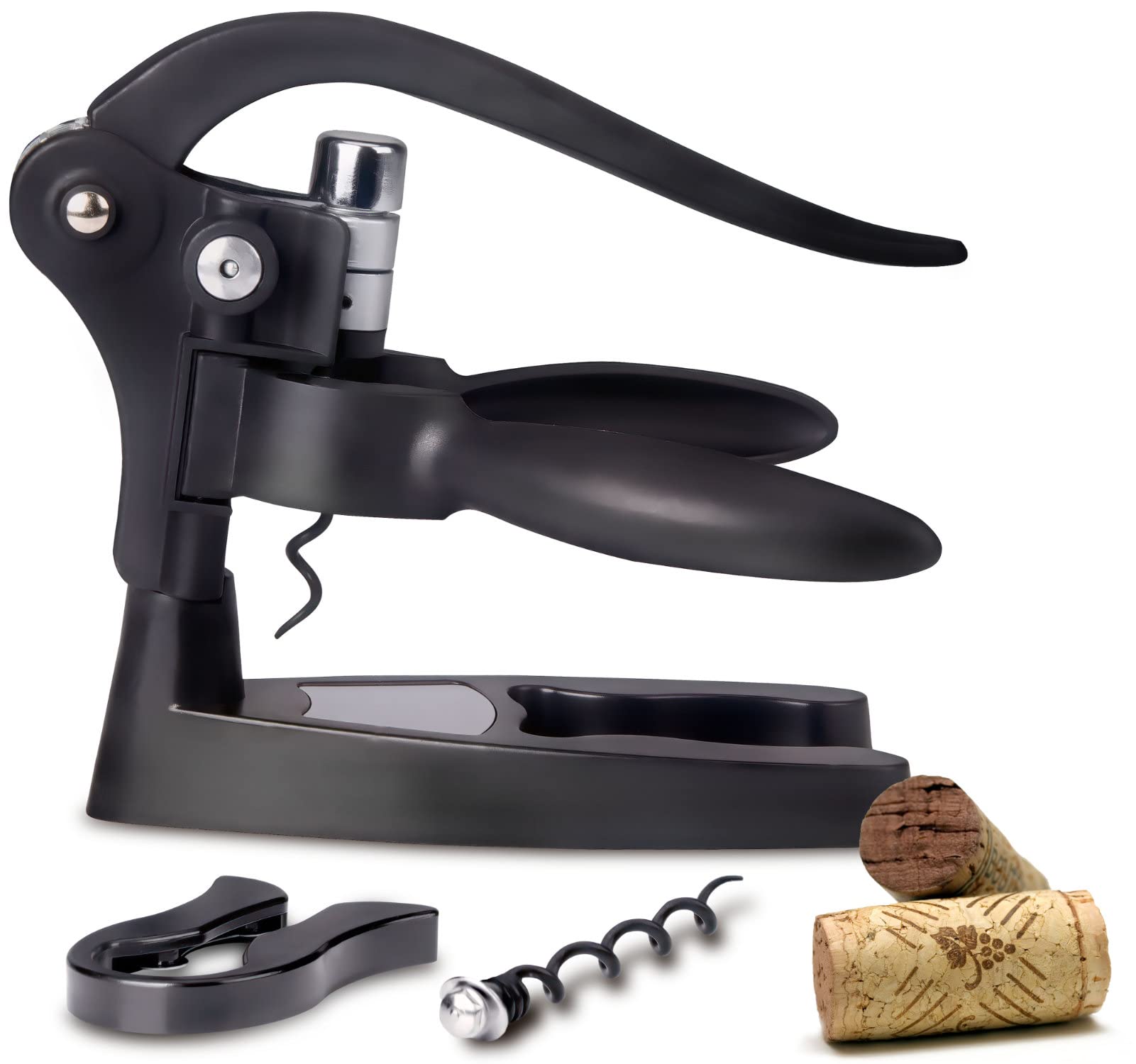 Sommelier Professional Wine Bottle Opener Screw Pull Stainless Steel