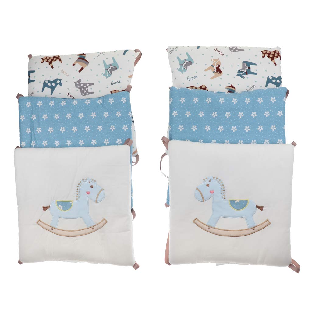 Cuisine Maison Parures De Lits Chat Fenteer 6pcs Bebe Lit Bebe Pare Chocs Coton Bebe Lit Bebe Protecteur