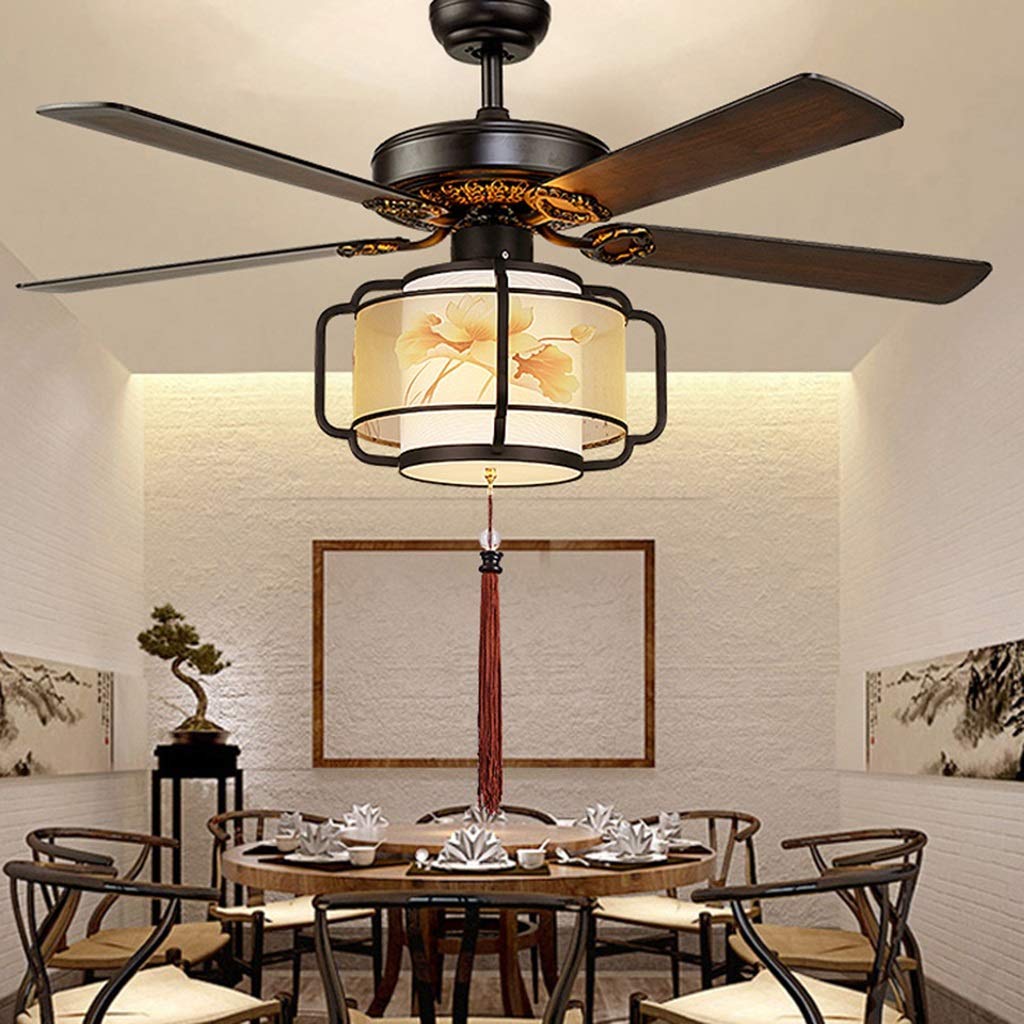 Deckenventilator Kronleuchter Lampe Brown Deckenventilator Licht 132