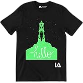 Illuminated Apparel Rechargeable Interactive Glow in The Dark T-Shirt - Fun for Birthday Parties &amp; Festivals