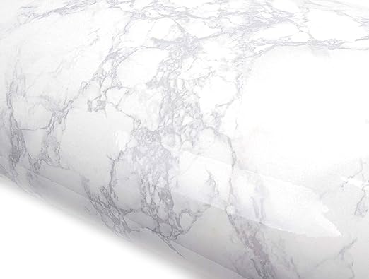 Amazon Com Roserosa Peel And Stick Pvc Faux Marble Instant Self