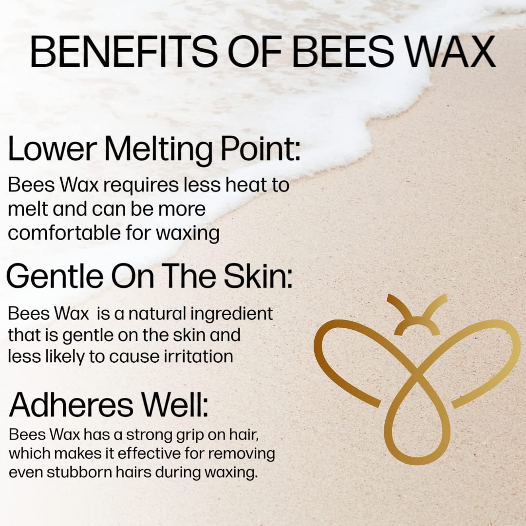 OMWAH Hard Wax Beads - All Purpose Wax Beans Brazilian Hair Removal (16 oz.)