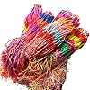 Dancepandas handgemaakte armband knopen 80PCS gevlochten armband vriendschap armband koord kleurrijke geweven armband…