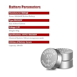 SR626SW Watch Batteries 377 376 AG4 LR626 1.55V