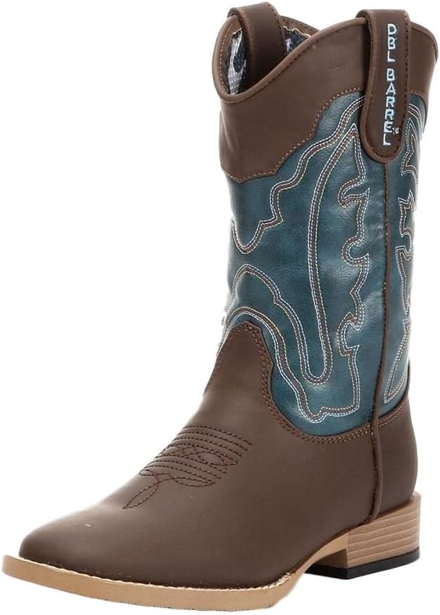 M&F Western Kids Baby Boy's Open Range (Toddler) Brown/Turquoise 5 Toddler