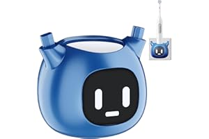 TEETECK Wireless Electric Toothbrush Wall Charger Compatible with Oral-B/Philips Sonicare/AquaSonic,Universal Compatibility for Inductive Electric Toothbrush Models, IPX7 Waterproof, Portable (Blue)