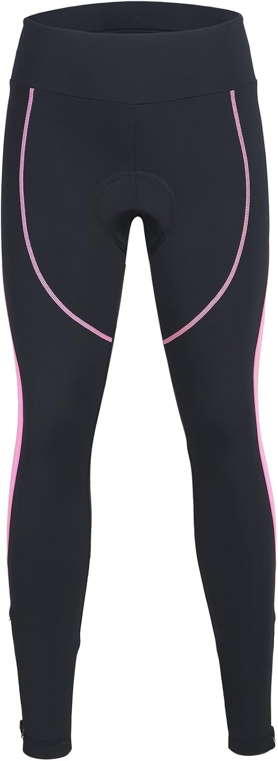 Women's Cycling Pants 3D Padded Compression Tight, Long Bike Bicycle Pants with Wide Waistband : Clothing