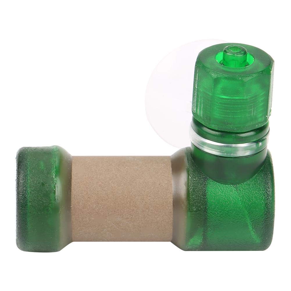 Pssopp Easy Carbon Dioxide Diffuser CO2 Atomizer Aquarium CO2 Diffuse Atomizer for Super Fish Tank Aquarium Equipment(Green L)