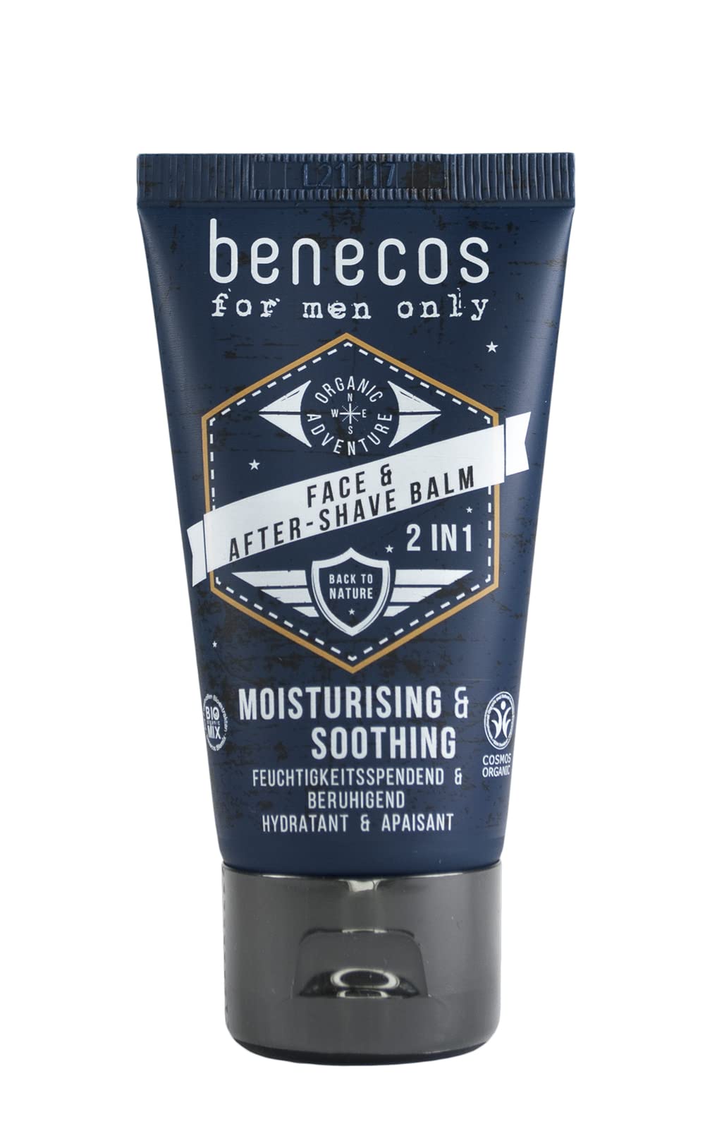 Benecos Natural Cosmetics - Face & Aftershave Balm 2in1 - vegan - 50 ml