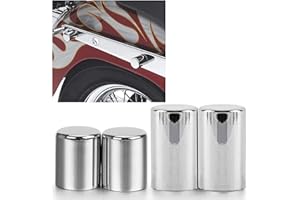 4 PCS Docking Hardware Cover Kit - PSLER Point Docking Hardware Coverfor 2009-2022 Touring Electra Glide Street Glide Road Gl