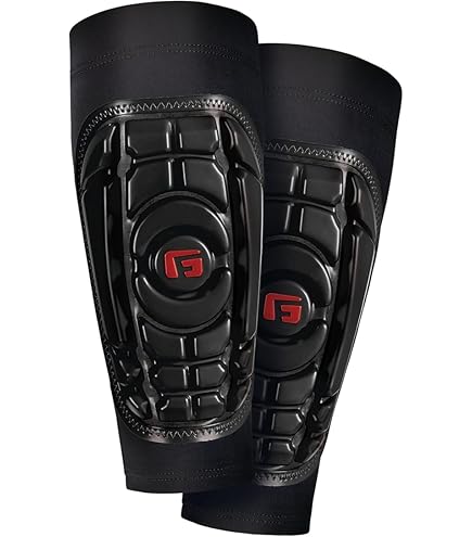 G-Form Pro S Compact Shin Guard, Black, Adult Large, Shin Guards