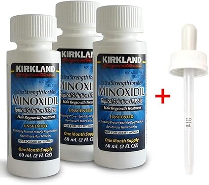 Amazon Com Minoxidil 5 Extra Strength Hair Regrowth For Men 3