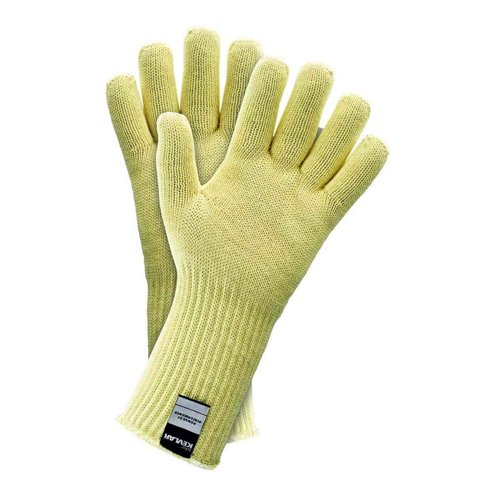 JS RJ-Kevba10 Protective Gloves, Yellow, 10 Size
