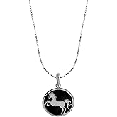 Boma Jewelry Sterling Silver Horse Necklace, 16 Inches